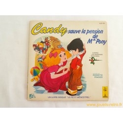 Candy sauve la pension de Mlle Pony - Livre disque 45T