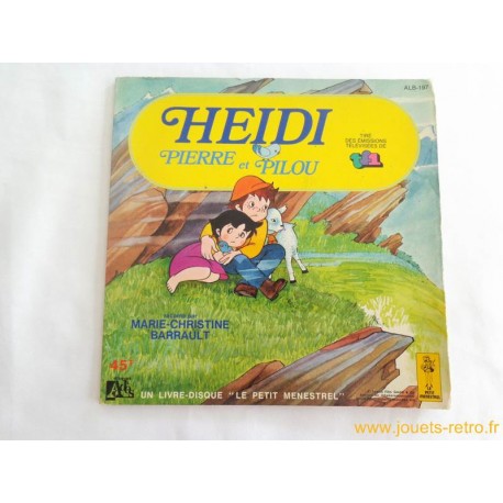 Heidi Pierre et Pilou - Livre disque 45 T