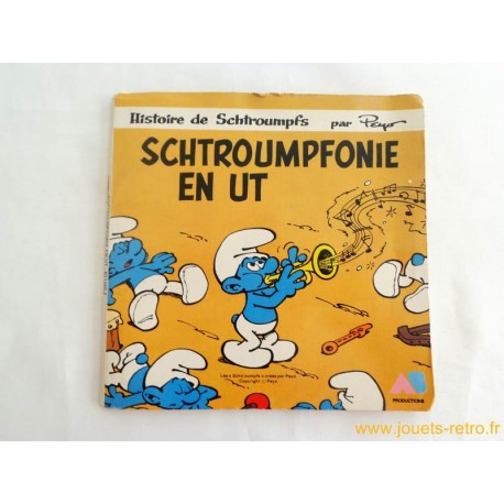 Schtroumpfonie en ut - Livre disque 45T