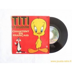 Titi et Sylvestre chantent en français - 45T disque vinyle