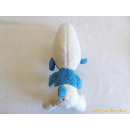 Peluche Schtroumpf - jouets rétro jeux de société figurines et objets vintage