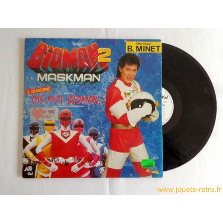 "Bioman 2 Maskman" disque 33T  